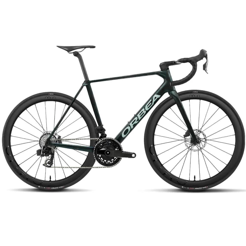 Orbea Orca M21eTeam escape green / carbon view matt 2027 — 1