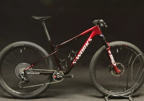 USED - 2024 Specialized S-WORKS Epic WC Large L 29" Bike Red Tint FACT 12m Floor Demo